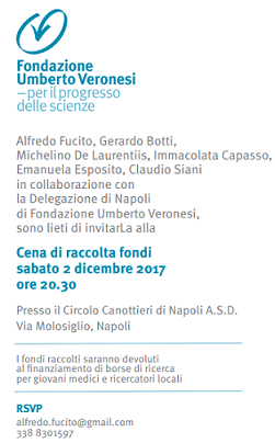 A Napoli cena di raccolta fondi per la Fondazione Umberto Veronesi