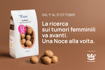 Al via l’appuntamento annuale con “le Noci per la ricerca” a sostegno della ricerca sui tumori femminili