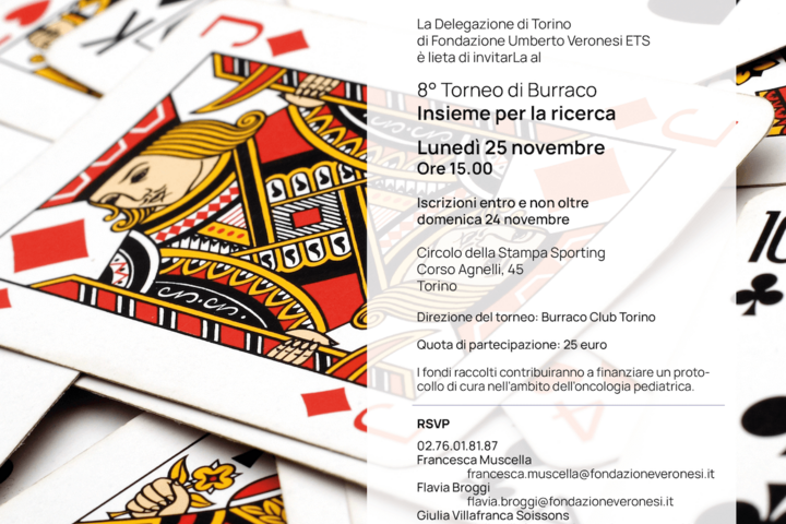 Torneo di burraco a Torino, il 25 novembre 2024