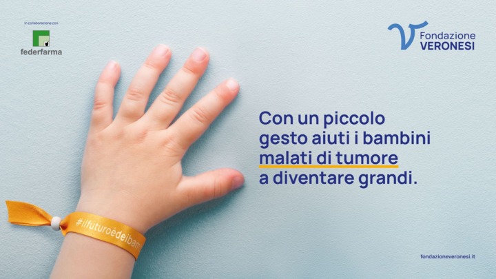 Il futuro è dei bambini: al via la campagna per sostenere la ricerca sui tumori pediatrici