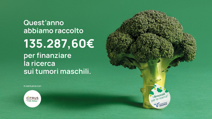 La quarta edizione de i Broccoli per la ricerca si conclude con un importante risultato